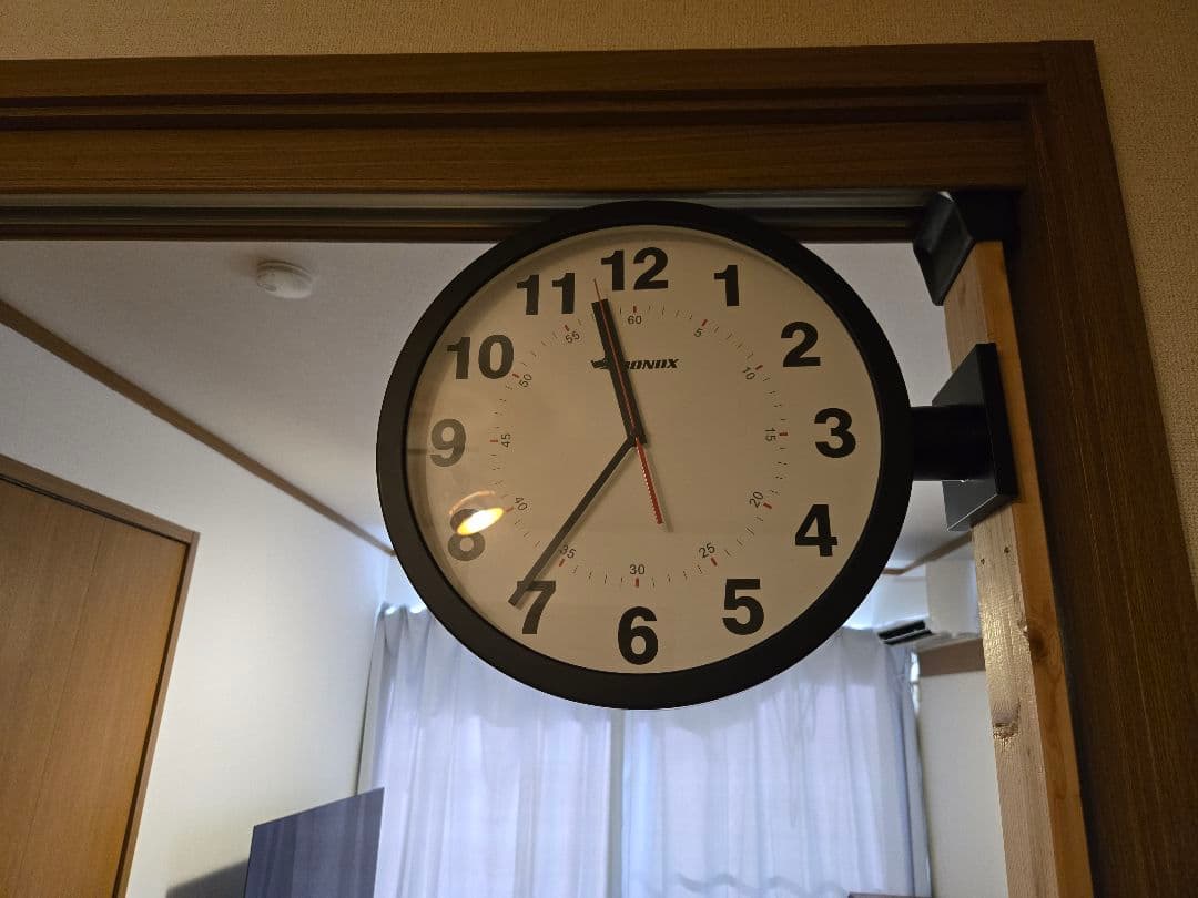 DULTON ダルトン 両面時計 壁掛け時計 ブラック