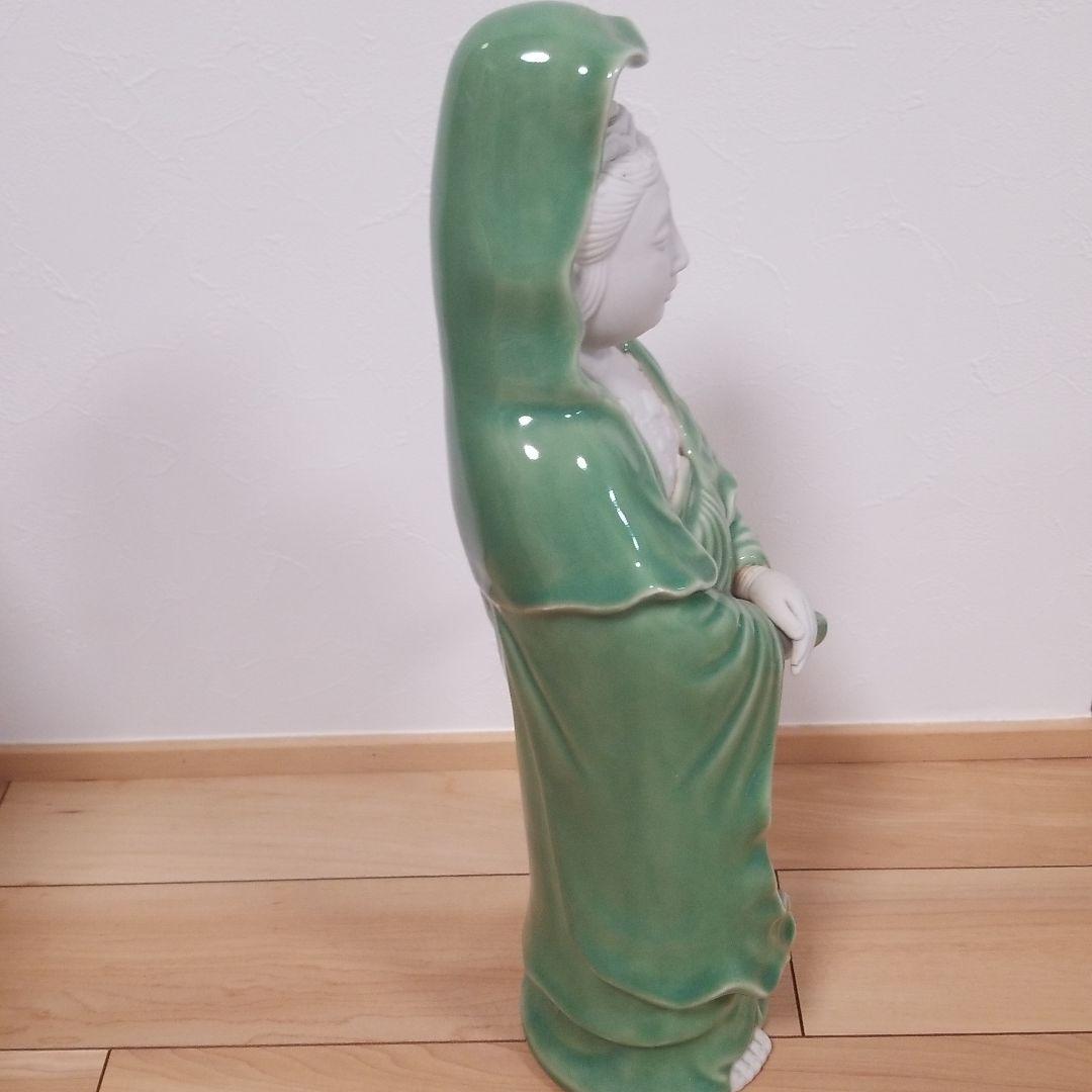 九谷 置物 観音 骨董