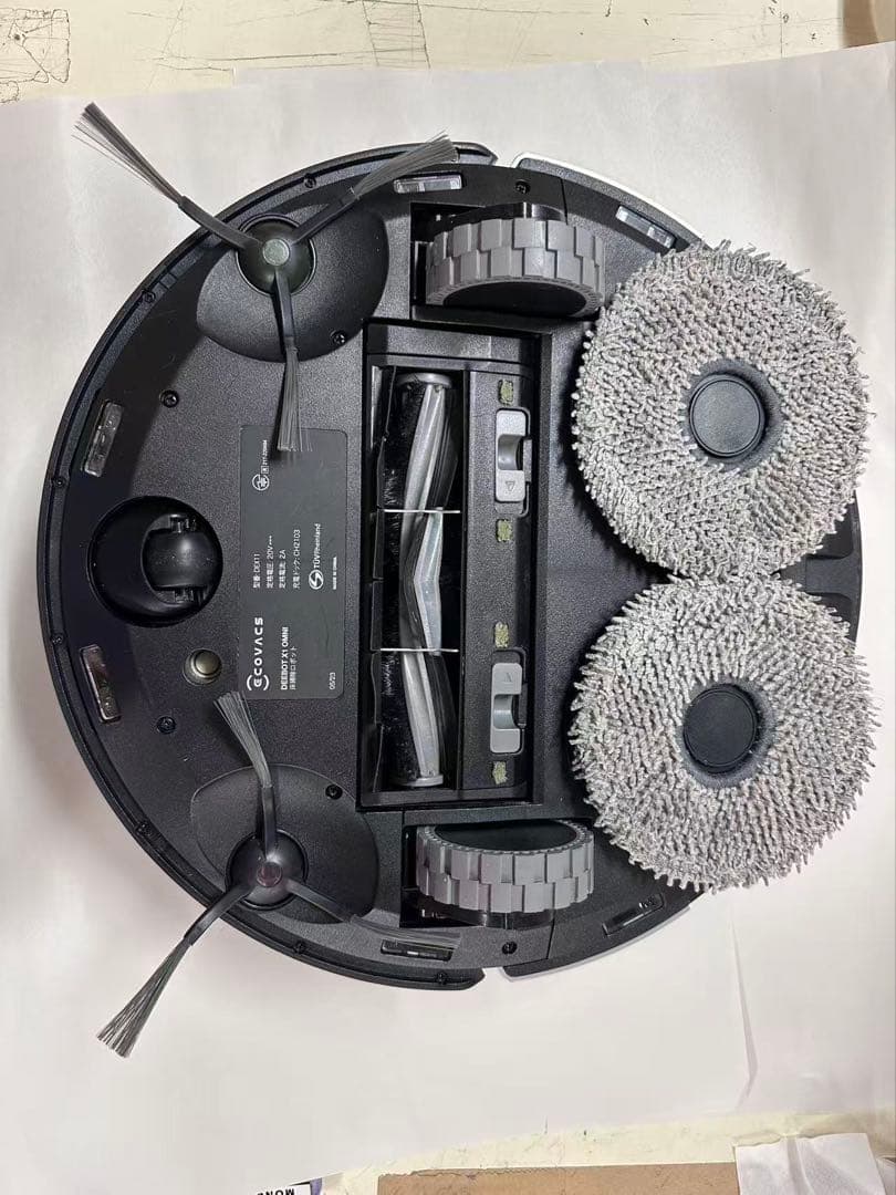 DEEBOT ロボット掃除機 本体 ブラック シルバー