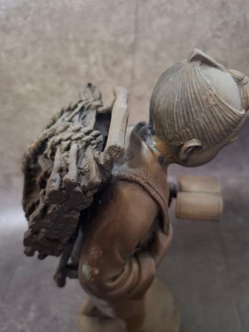 二宮金次郎　二宮金次郎像　オブジェ　置物アンティーク　骨董品