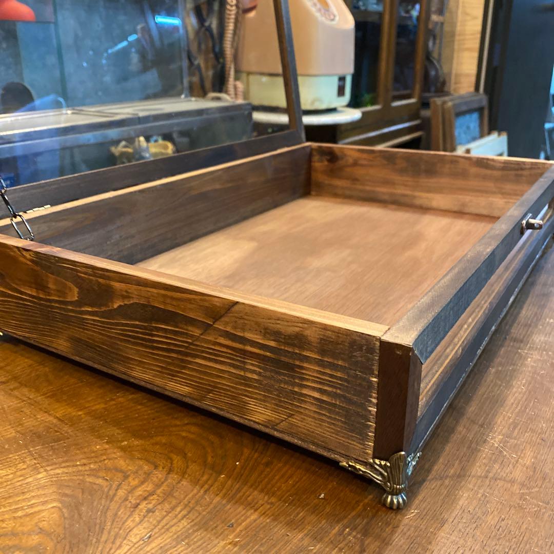 木製ガラスディスプレイケース②