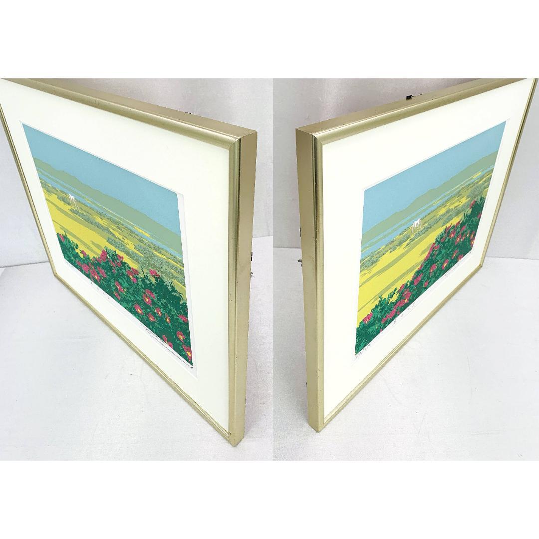 真作保証 本間武男『馬その7』シルクスクリーン 版画 ED 319/350