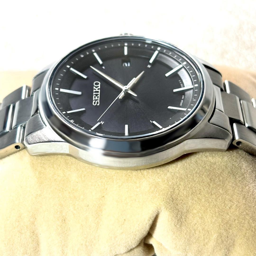 SEIKO ソーラー電波 SBTM255 7B24-0BR0ブラック 超美品