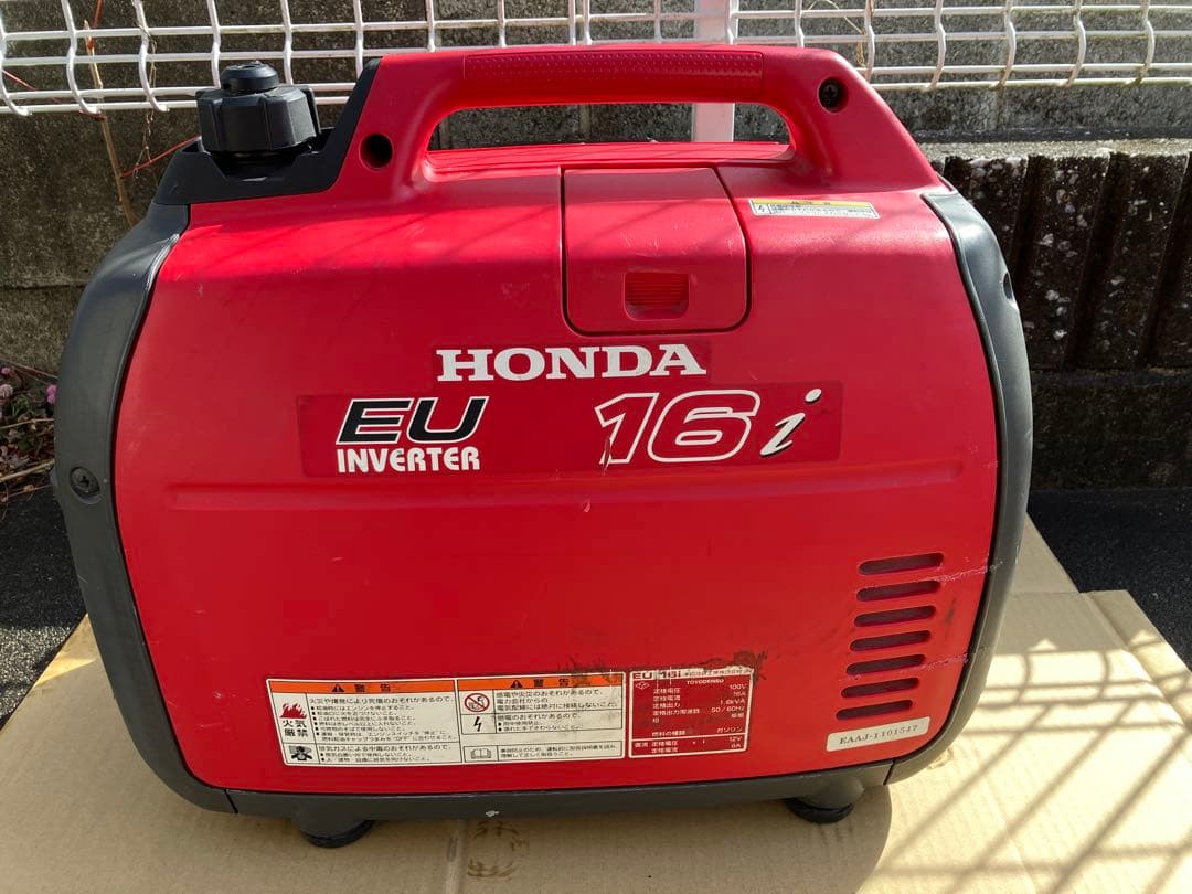 ☆美品！HONDA EU16i インバーター発電機