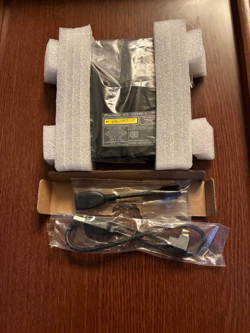Pioneer BDR-XD08MB-S 純正アダプター付き