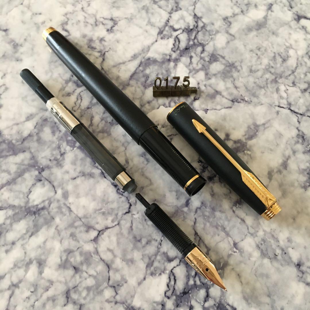 #0175 オーバーホール済み 万年筆 PARKER パーカー 14k