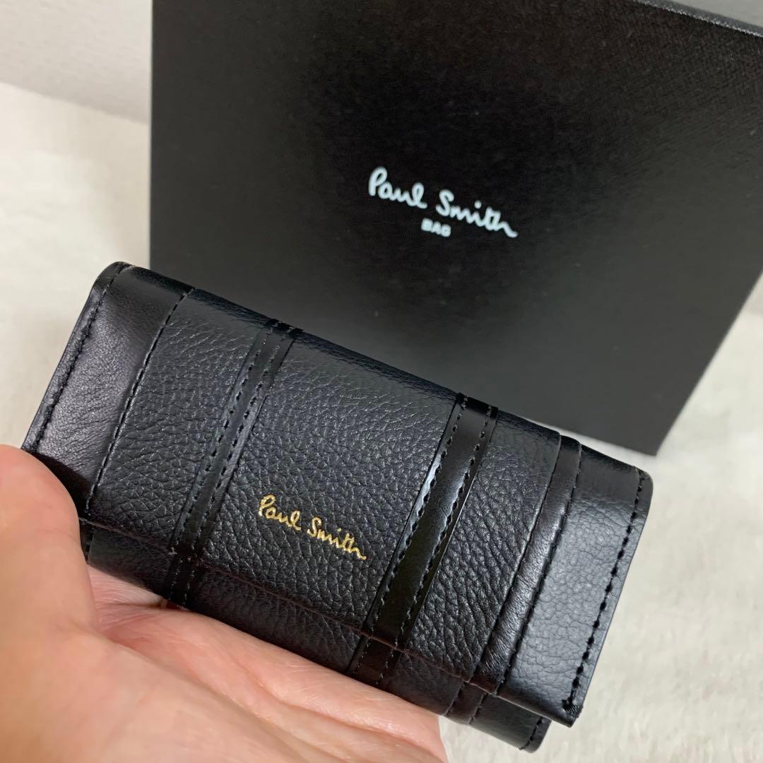 ★箱付き　新品　ポールスミス　革キーケース