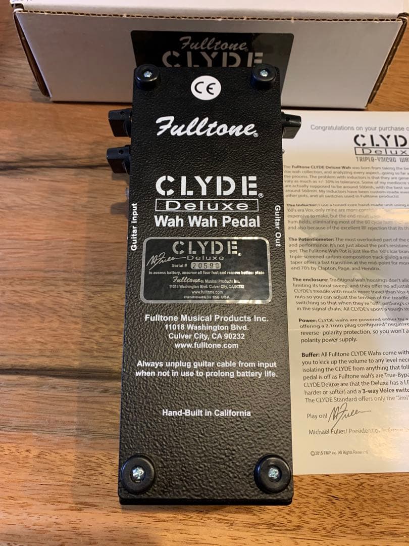 Fulltone Clyde Deluxe ワウペダル