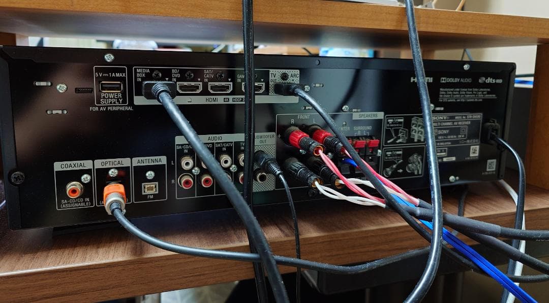 SONY AVアンプ STR-DH590 (4K60Hz対応、5.1ch)