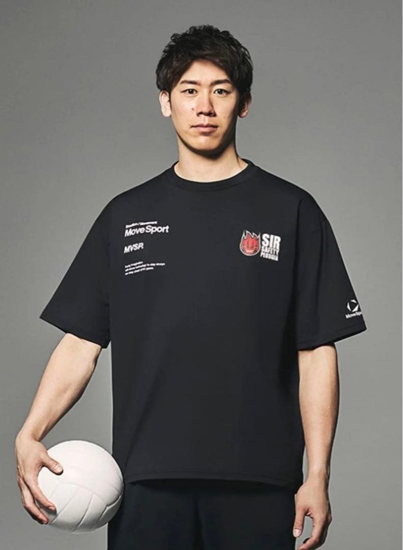 MoveSport ペルージャ コラボ Tシャツ Mサイズ 石川祐希