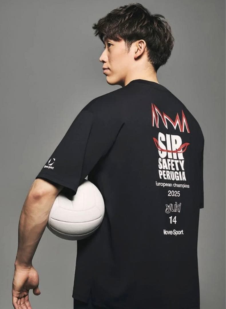 MoveSport ペルージャ コラボ Tシャツ Mサイズ 石川祐希
