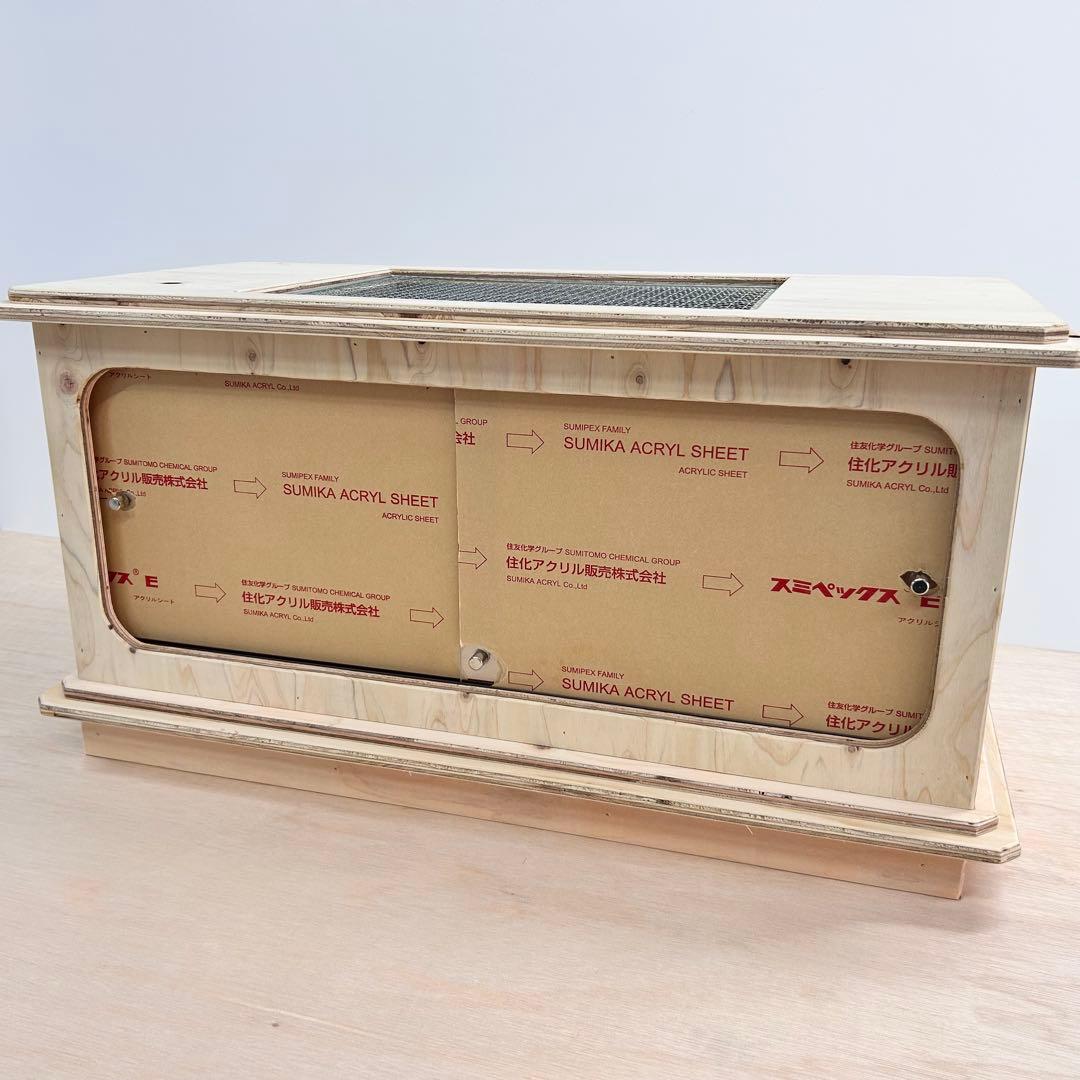 木製 爬虫類ケージ|ゲージ　小動物　飼育ゲージ　無塗装　爬虫類ケース