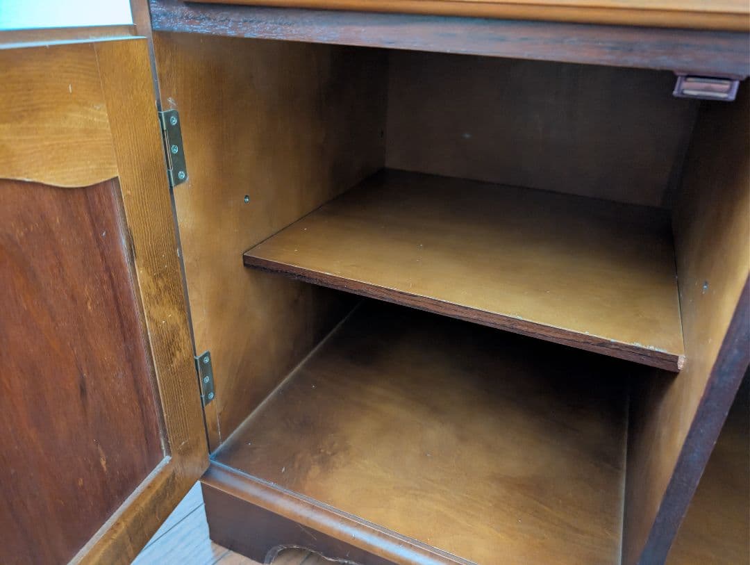 【カリモク】文机　木製アンティーク