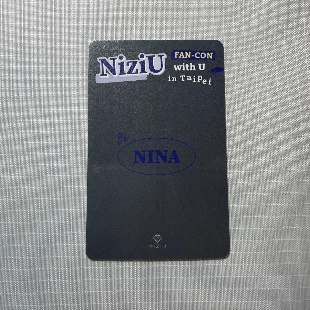 NiziU ニナ トレカ 台湾 台北 ファンコン