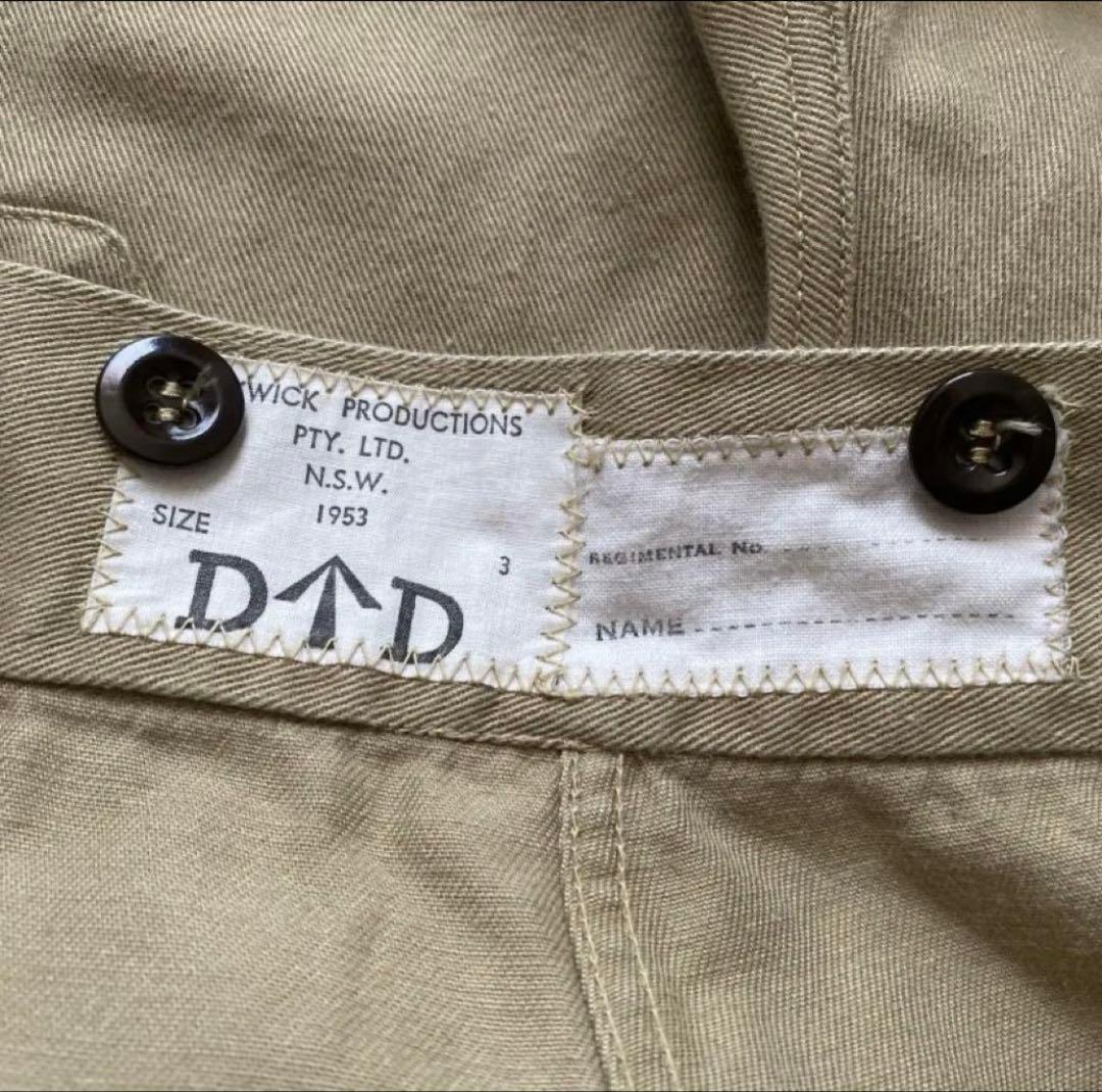 ヴィンテージ オーストラリア軍 50s 60s ベージュ チノパン ワイドパンツ