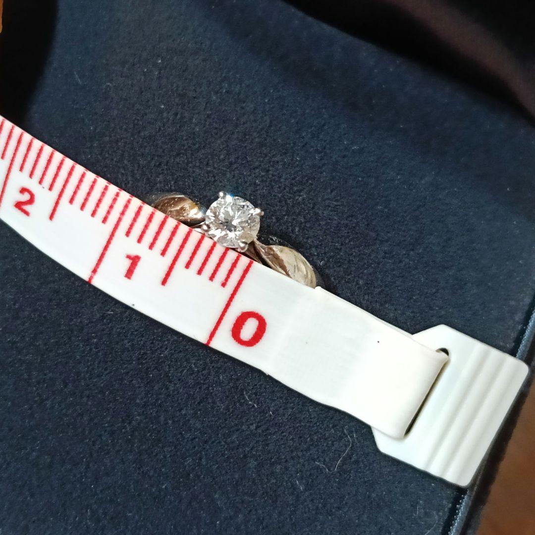 【9号】Tiffany & Co. プラチナ ソリティアリング 0.24カラット