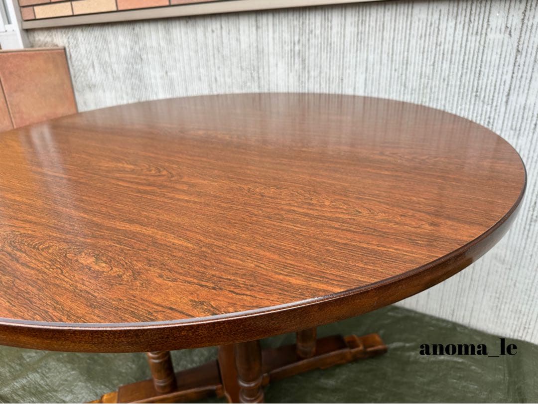 【ダイニングテーブル】飛騨産業　キツツキ　昭和レトロ　ジャパンヴィンテージ◎