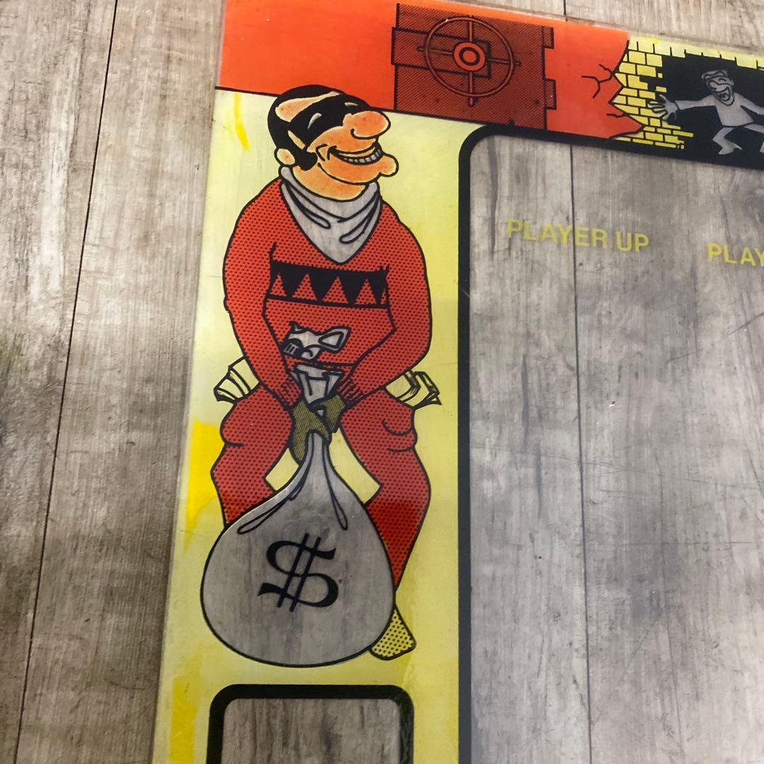 ID:7464 昭和レトロ　ゲーム筐体パネル　当時物