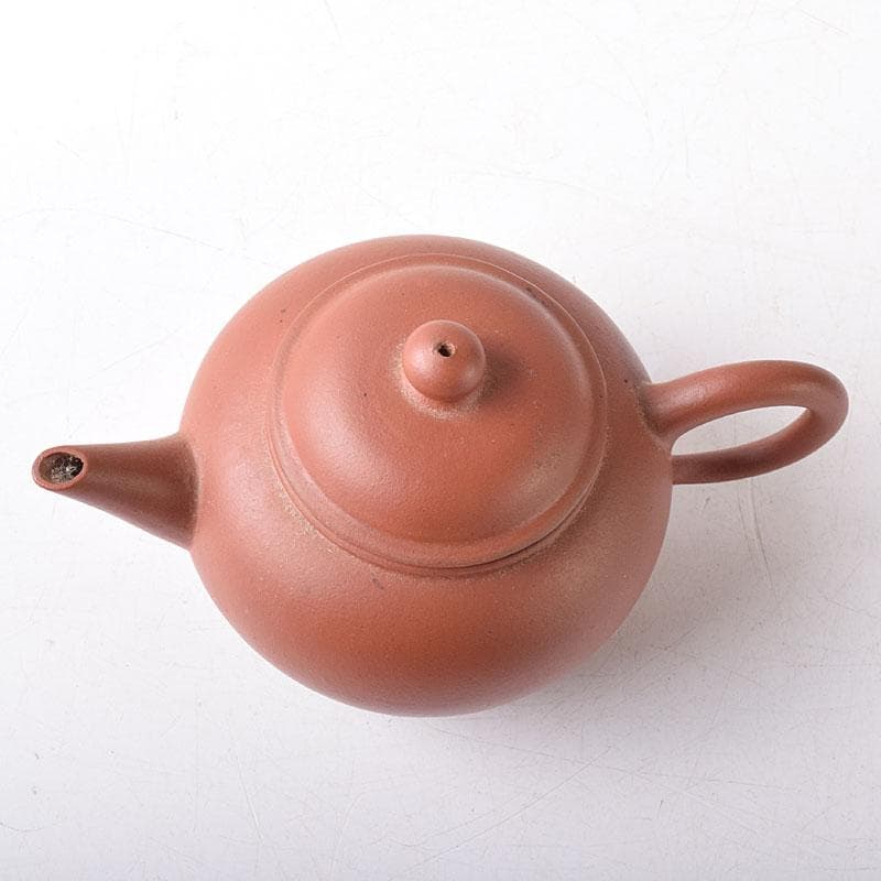 中国　荊渓恵孟臣製　 紫砂　朱泥　急須　茶壷　V　R8274