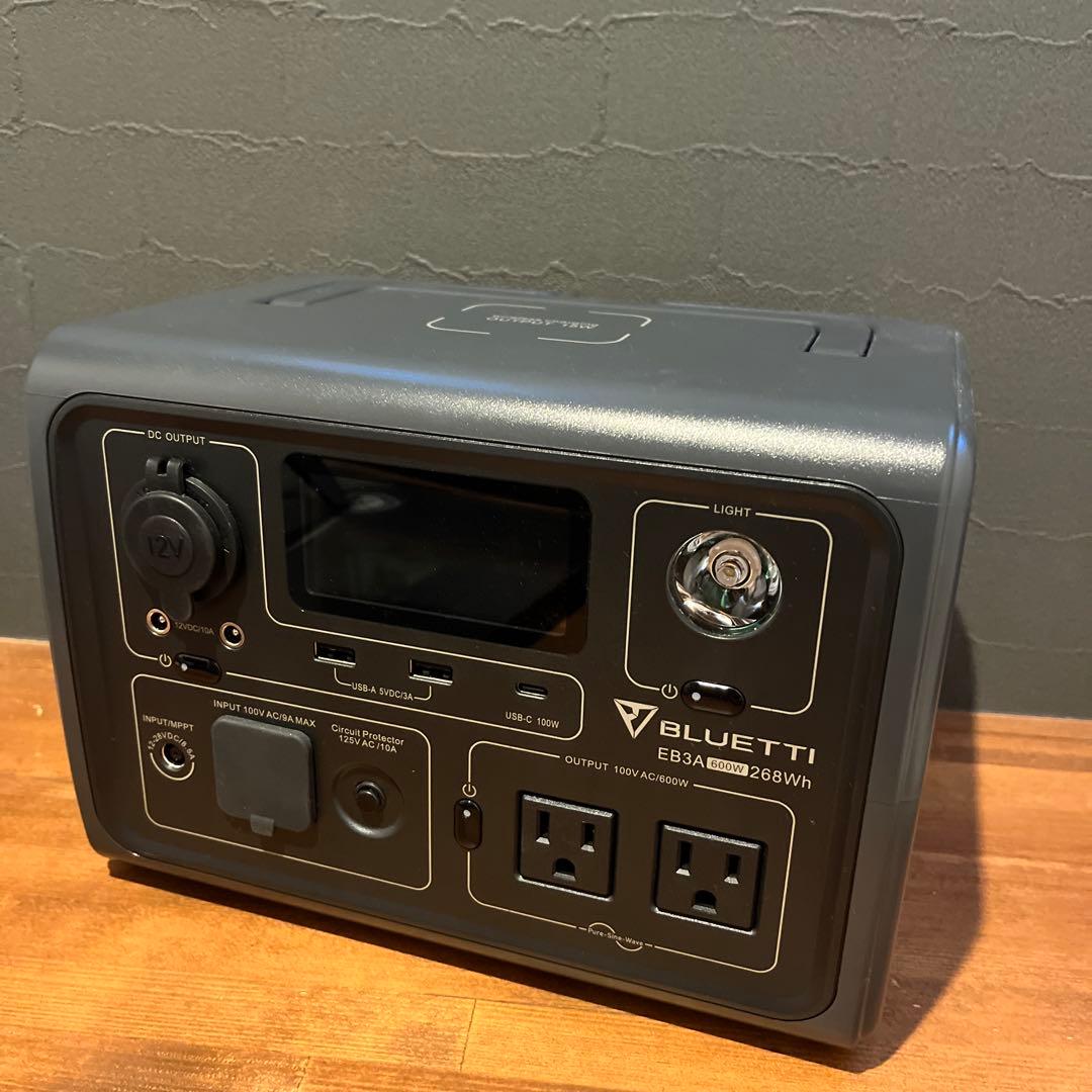 タ*カ様 BLUETTI EB3A ポータブル電源 268Wh