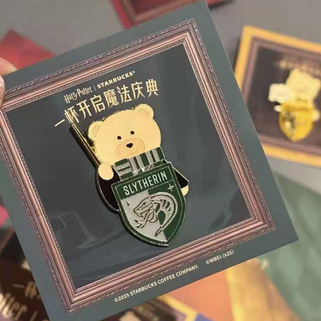 中国限定　スターバックス　ハリーポッター　ピンバッジ4点セット