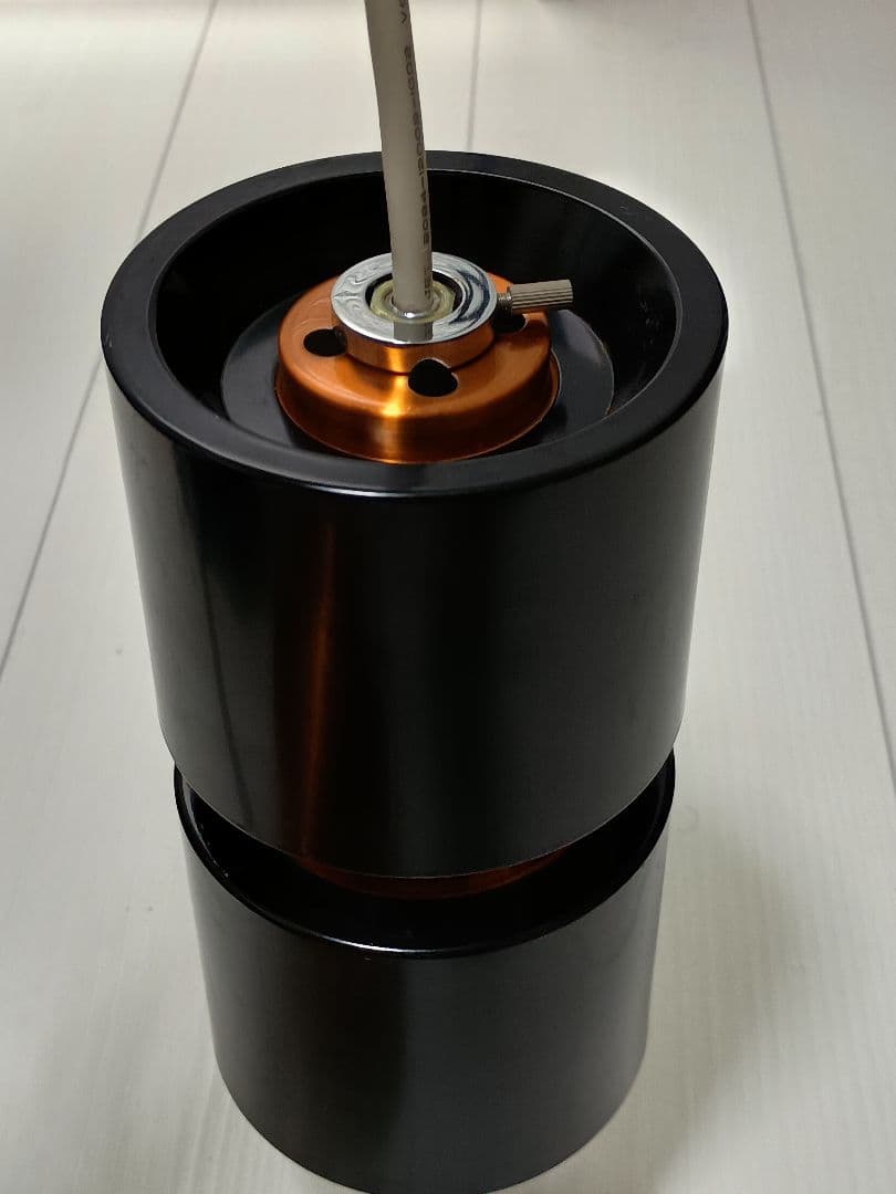 黒とオレンジのペンダントライト　アートワークスタジオ　AW-0177