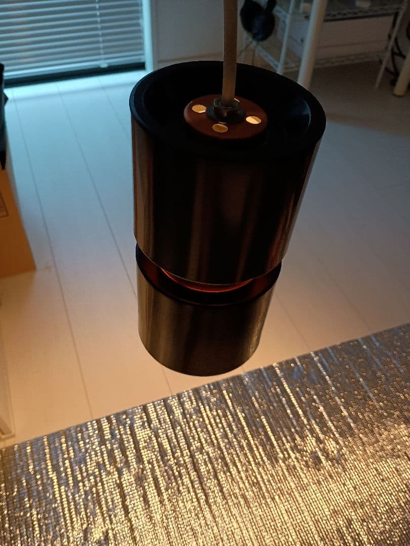 黒とオレンジのペンダントライト　アートワークスタジオ　AW-0177