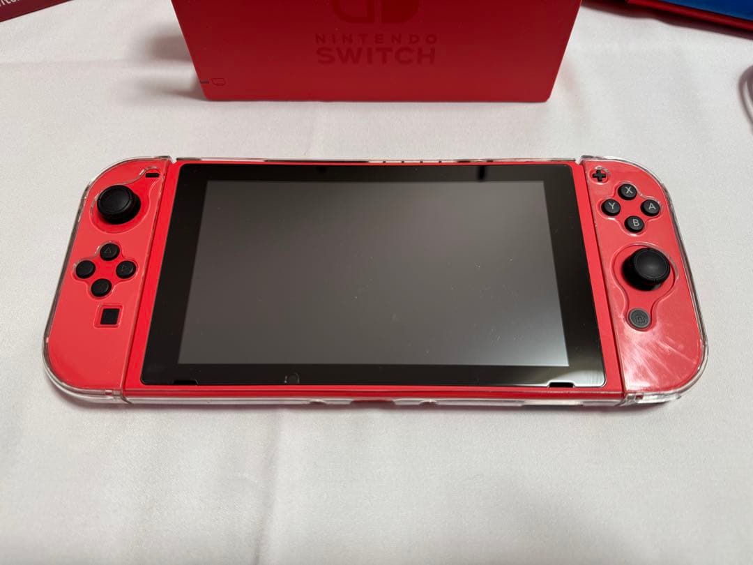 ☆美品☆Nintendo Switch マリオレッド×ブルー本体セット他