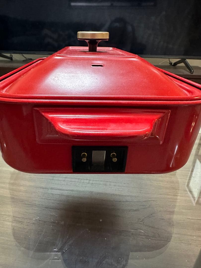 BRUNOムーミン ホットプレート レッド たこ焼きプレート付き