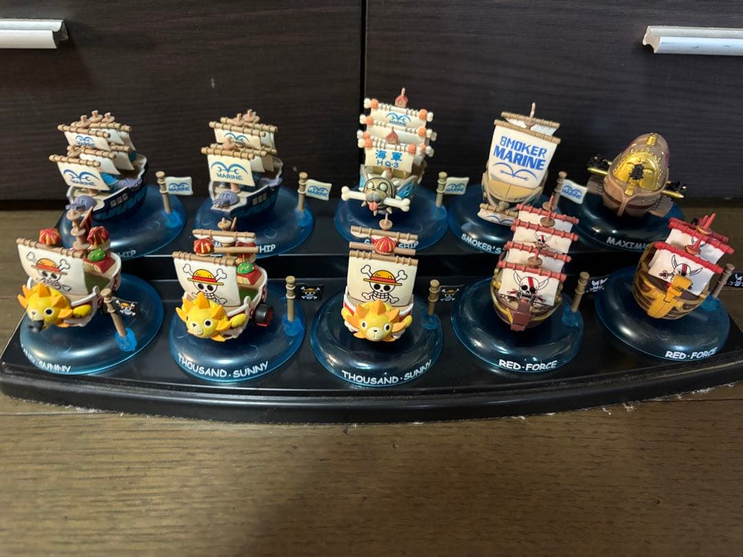 レア品　ワンピース　ゆらゆら海賊船フィギュアコレクション17個