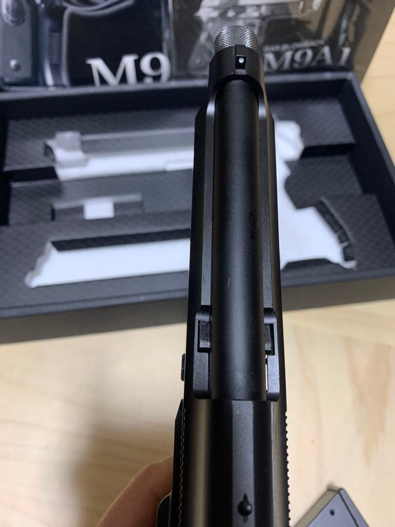 概ね美品　東京マルイM9A1ベレッタ ガスブローバック　可変ポップ　カスタム品