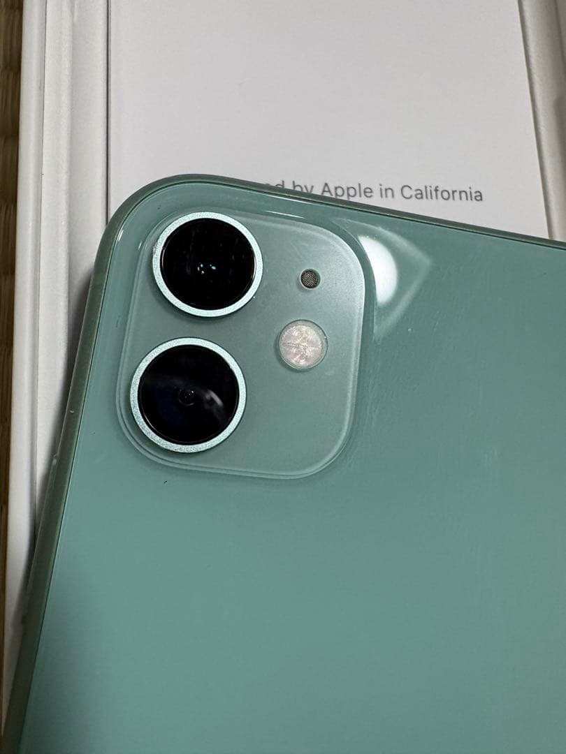 美品】iPhone 11 ミントグリーン　すぐ使えるセット