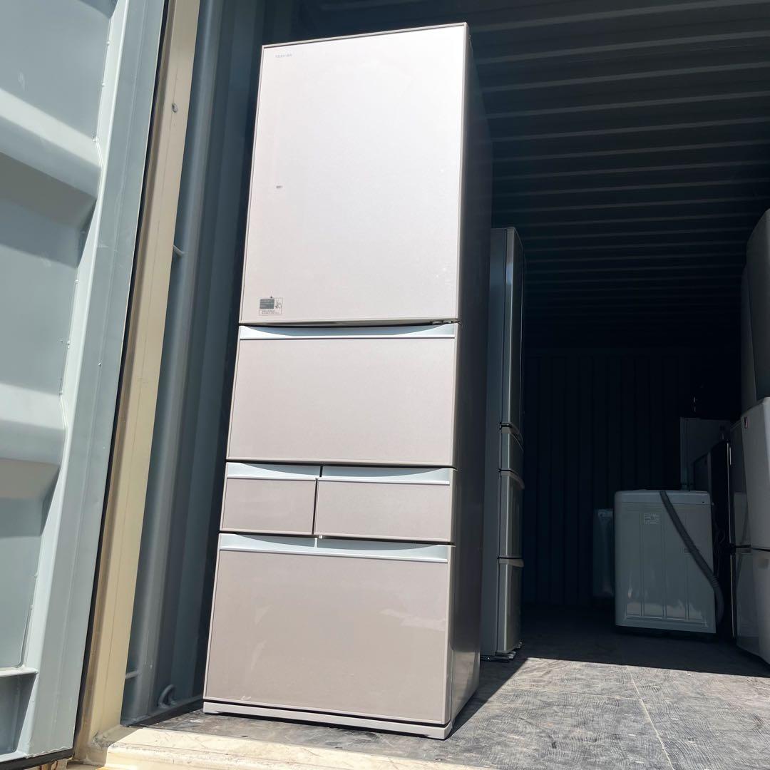 127取付無料！東芝ベジータ エディオン限定モデル タッチパネル付き5ドア冷蔵庫