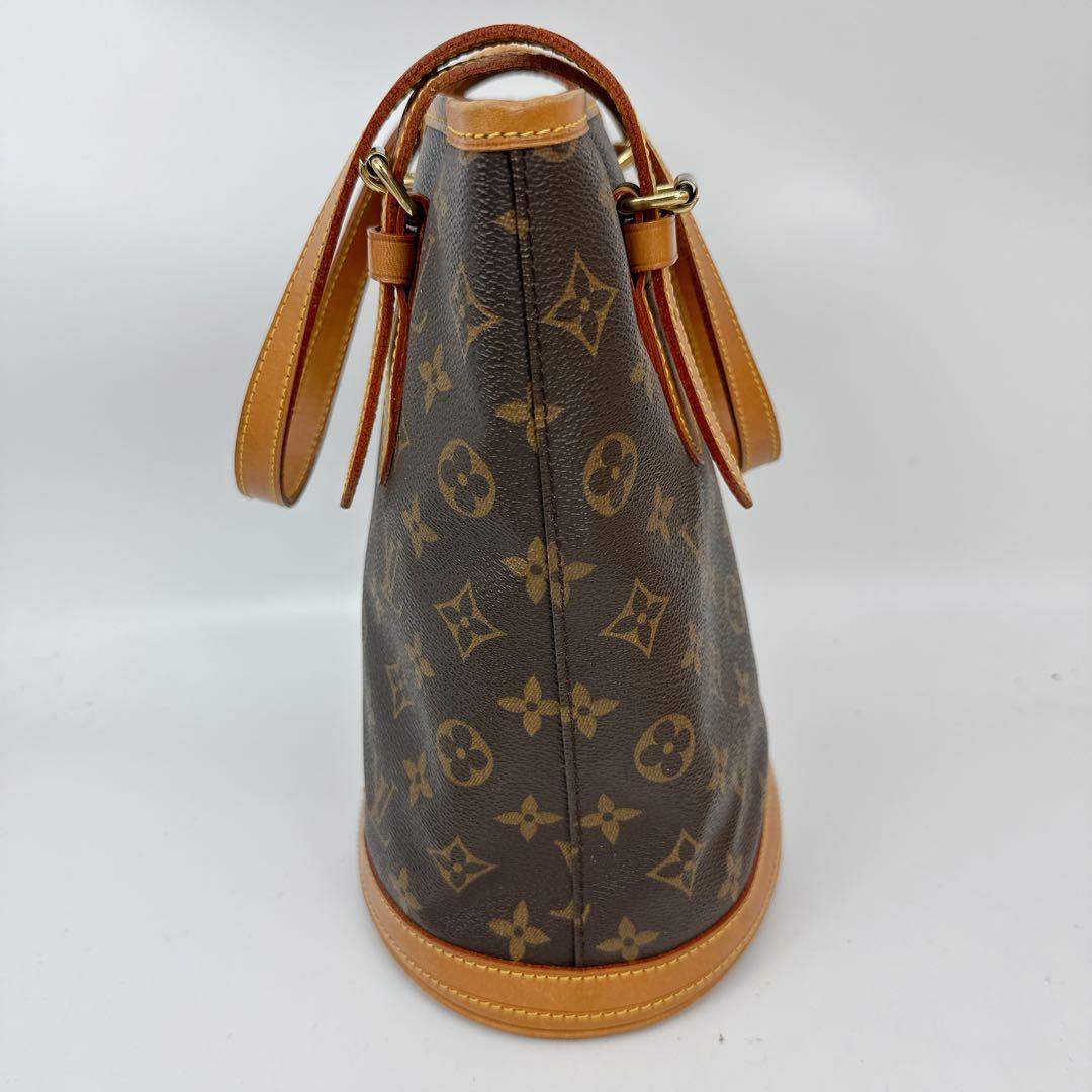 ルイヴィトン　バケツ　バッグ　モノグラム