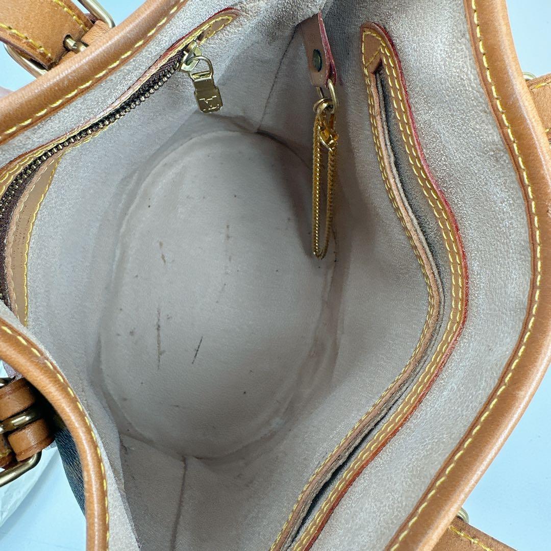 ルイヴィトン　バケツ　バッグ　モノグラム