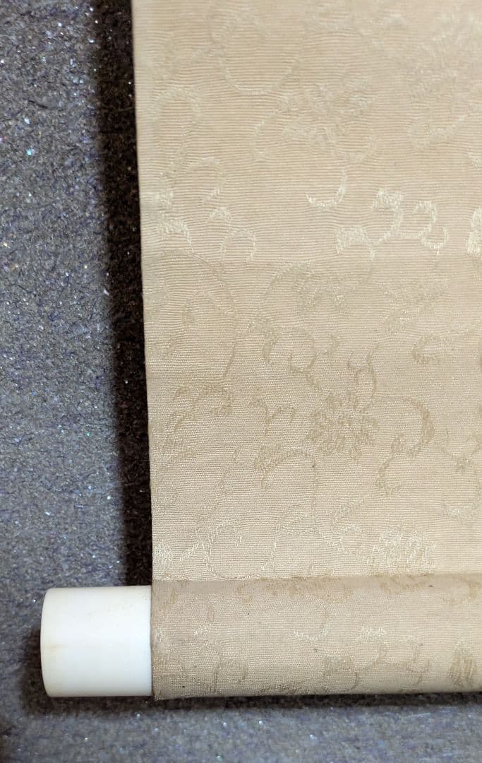 水墨画 鳥と松の風景 巻物