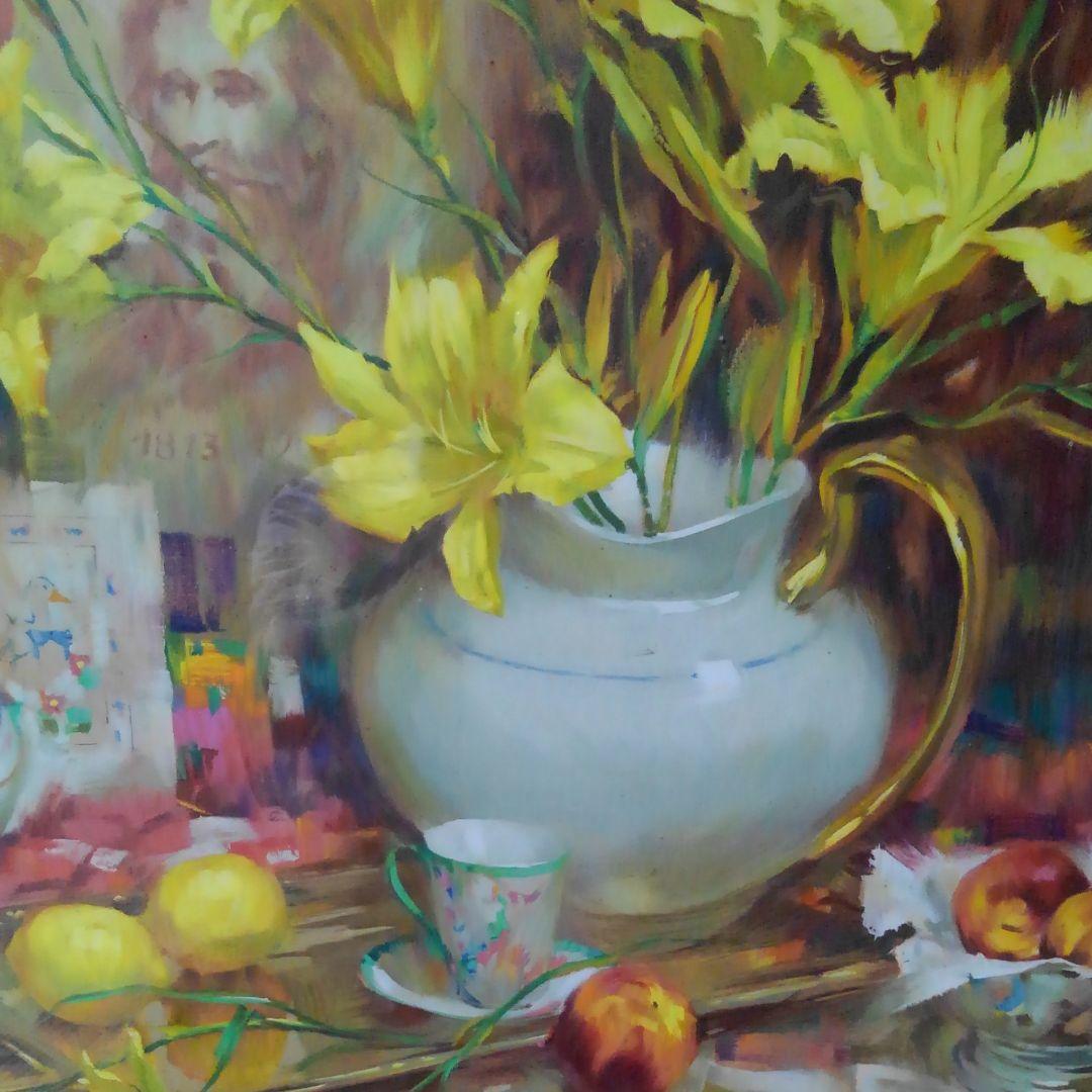 静物画作品証明書付き