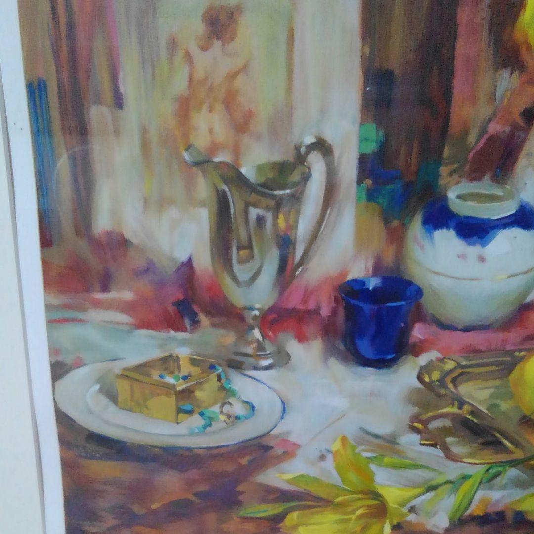 静物画作品証明書付き