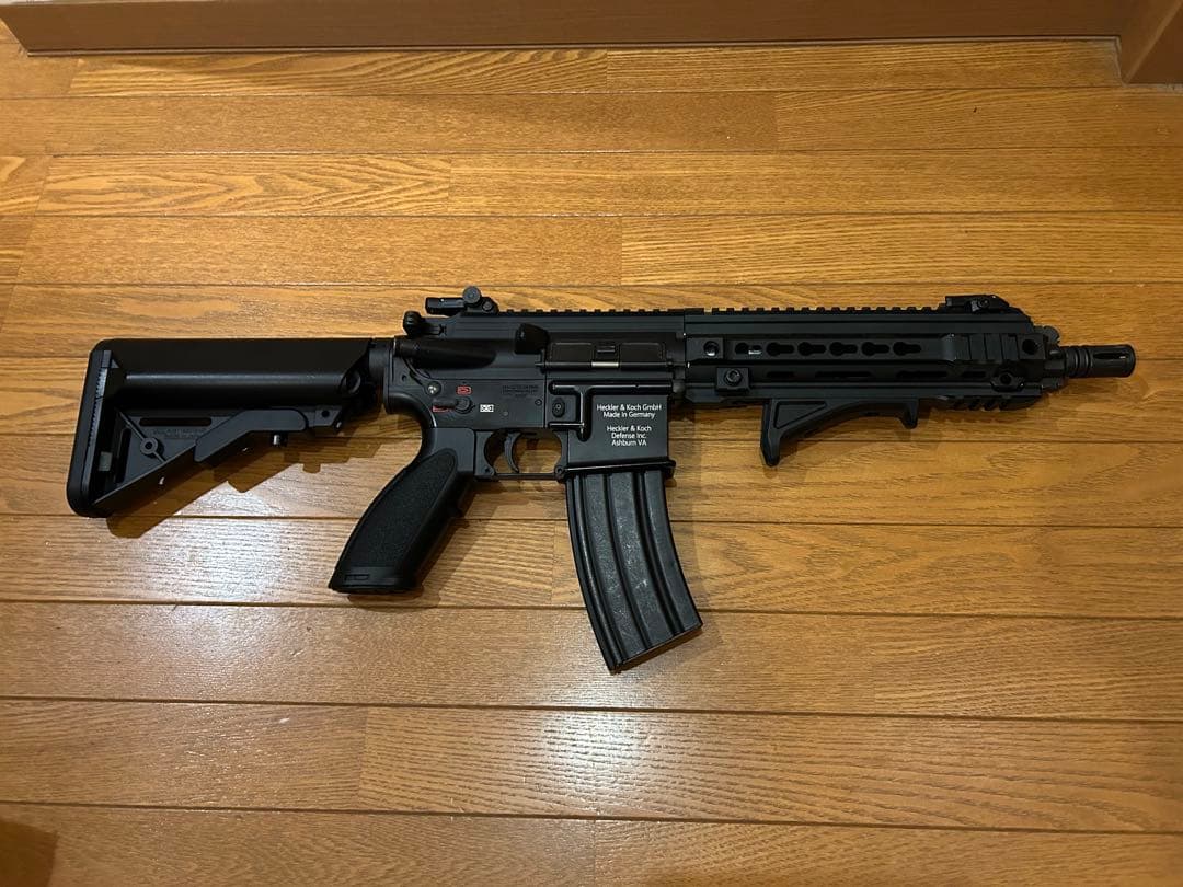 東京マルイ製 電動ガンHK416D ロアレシーバリアルレーザ刻印追加、精密バレル