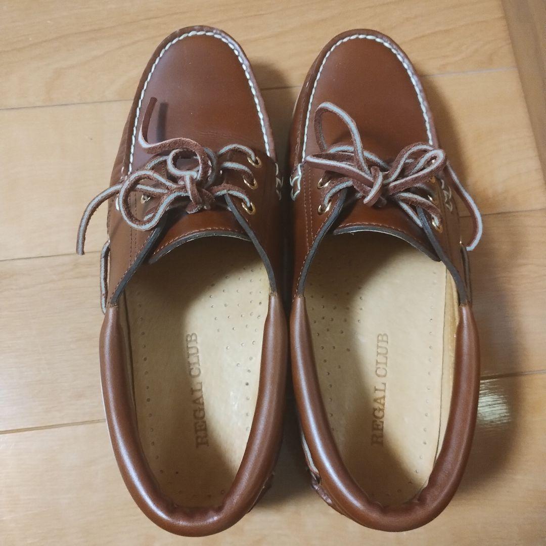 【最終値下げ】新品未使用　REGAL ブラウン デッキシューズ モカシン