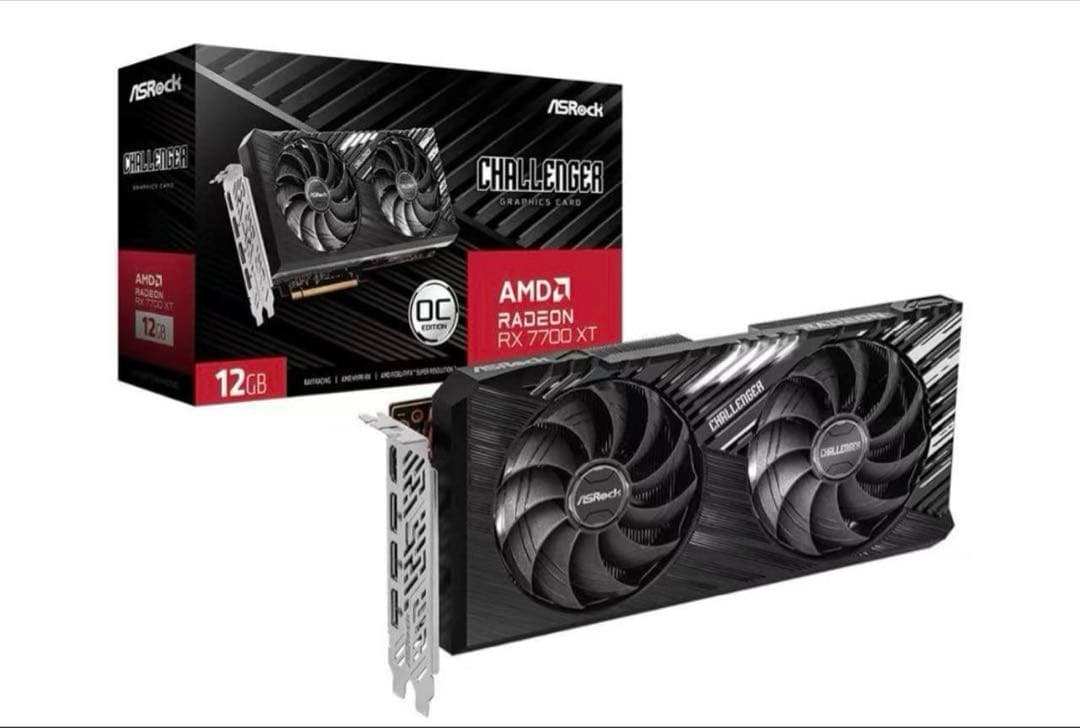 新品未使用Radeon RX 7700 XT Challenger12GB OC