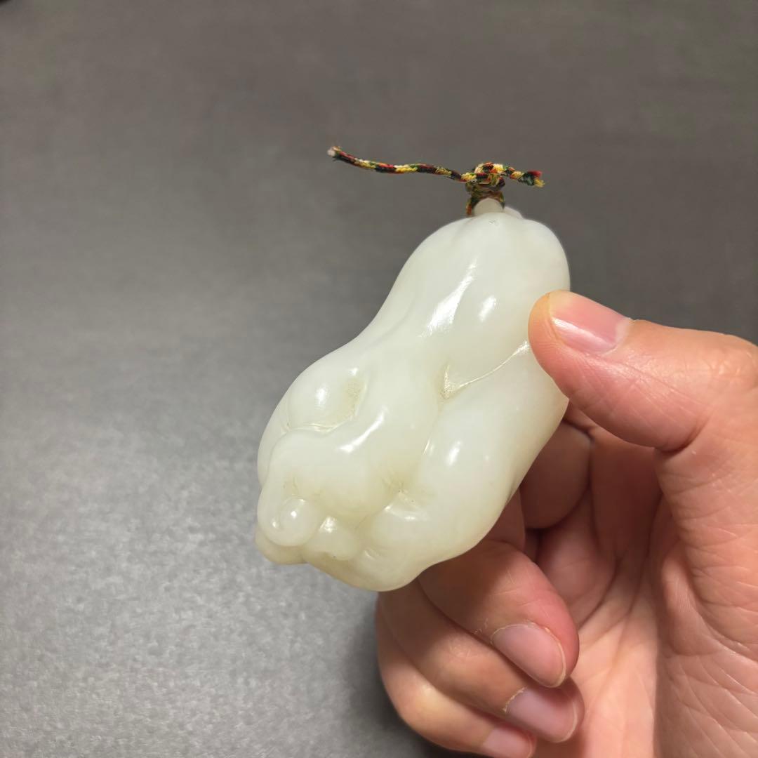 和田玉 仏手彫刻