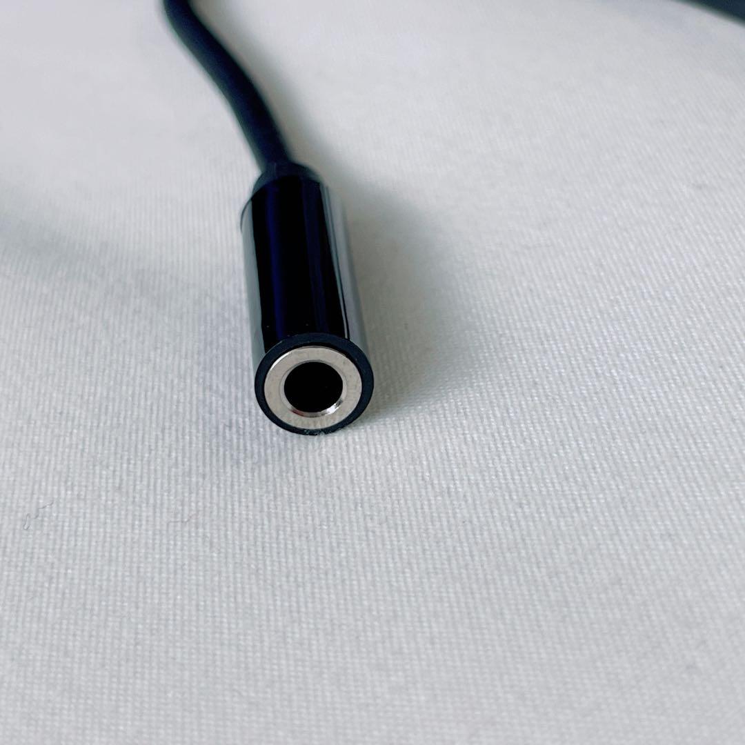 AK-JP オーディオアダプタ 1本 ブラック　ケーブル