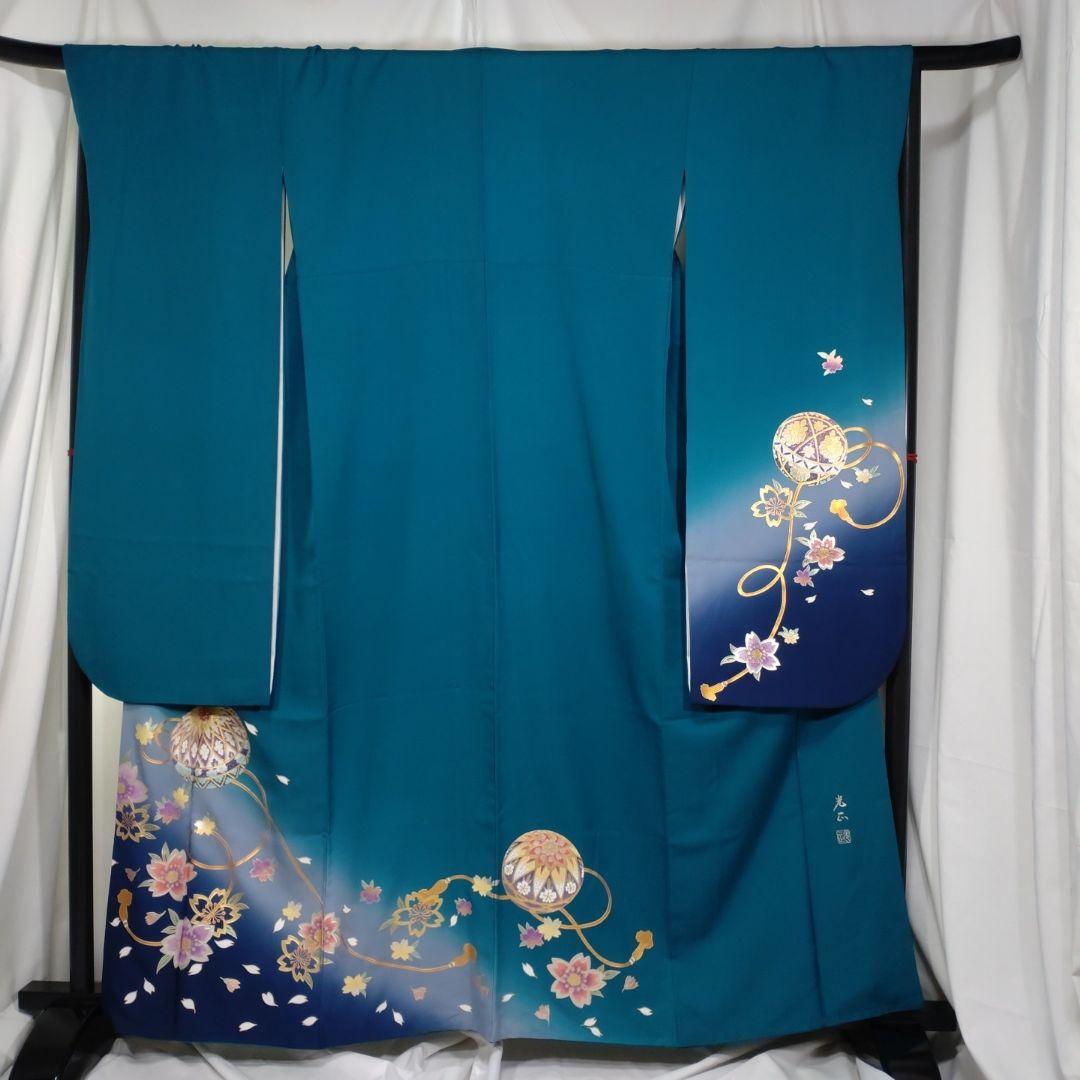 p　着物　振袖フルセット　振袖　作家物　落款有　金彩　銀彩　成人式　卒業式
