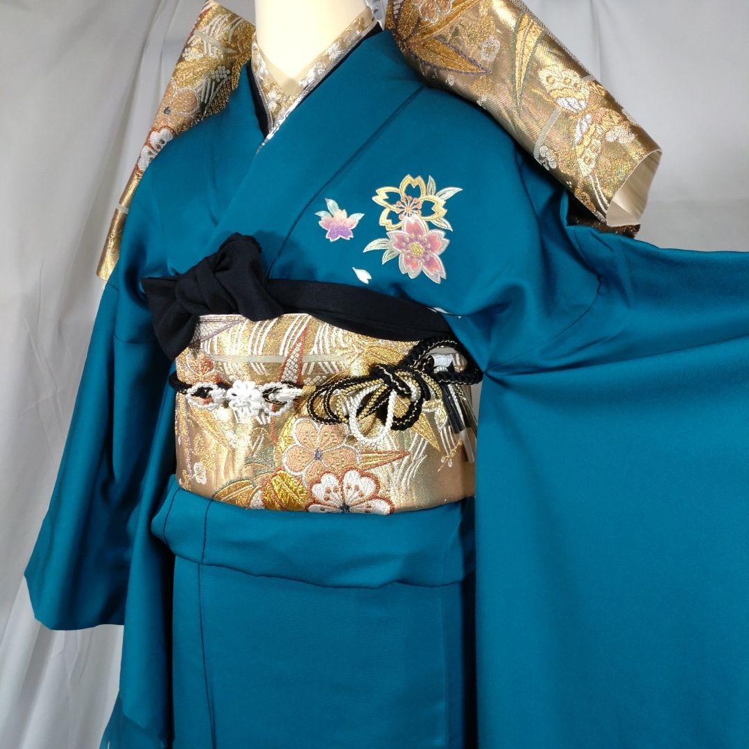 p　着物　振袖フルセット　振袖　作家物　落款有　金彩　銀彩　成人式　卒業式