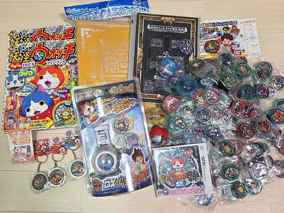 妖怪ウォッチ　色々セット　妖怪メダル　3DS元祖　メダル183枚　未開封未使用