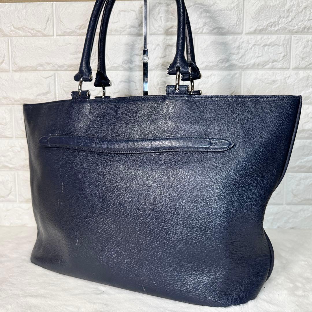 PELLE MORBIDA ペッレモルビダ トートバッグ デッキ9 ネイビー