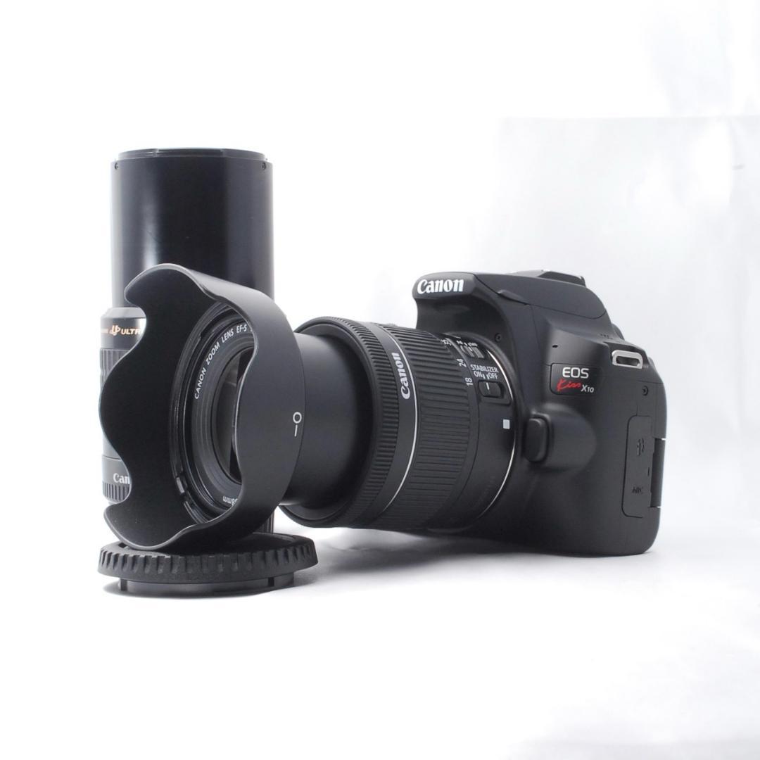 【✨フルセット♪】Canon kiss X10 ダブルズームレンズ 一眼レフ