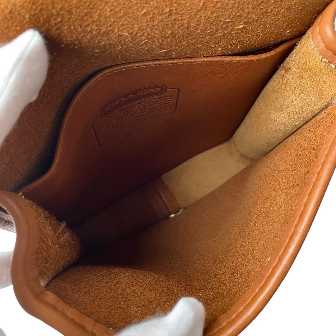 old coach オールドコーチ ショルダーバッグ オールレザー ターンロック