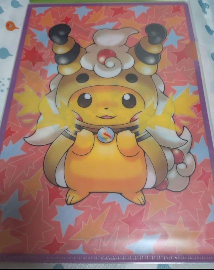 メガポンチョを着たピカチュウ vol.2 A4クリアファイルセット　レックウザ